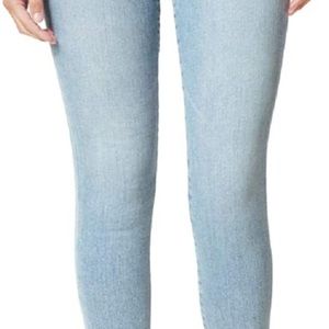 NWT Joe's Jeans The Icon Mid Rise Skinny Crop Raw Hem Indigo Reis…